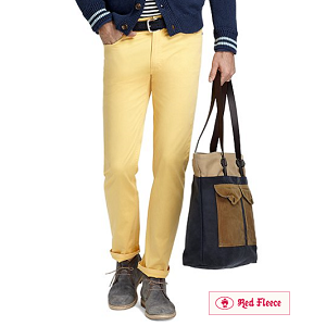 Slim Fit Chinos - Cornsilk